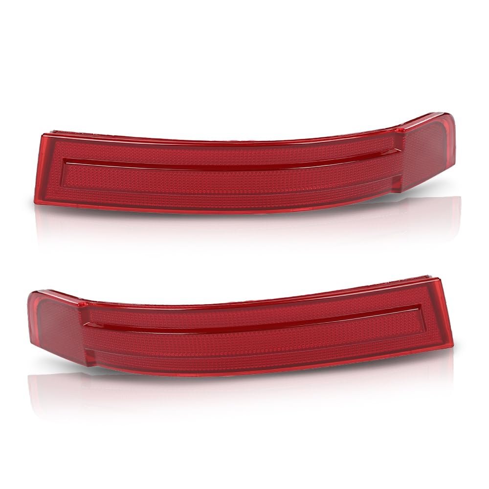 Rear Bumper Reflector Lights 2 Pcs For Benz Gl320 2007 2009 Cdi 164 822 Gl450 2008 871 Gl550 886 Red 1648201174 1648201274