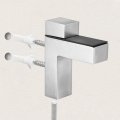 Uxcell Glass Shelf Bracket Wall Mount Adjustable Zinc Alloy Brushed Nickel Clamp For 3-28mm Thickness 4pcs