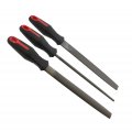 Abn Hand Deburring File 3-piece Set A Deburr Kit Of Large Files For Metal Sharpening And Wood Hole Shaping 