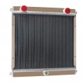 Alloyworks 3 Row Core All Aluminum Radiator For Double Pass Dragster Roadster Style 51963 