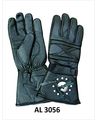 Premium Cowhide Leather Padded Gauntlet Glove W Concho Studs 