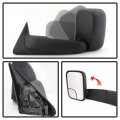Acanii Telescoping Towing Flip Up Manual Non Heat Driver Side Mirror For 94-01 Dodge Ram 1500 94-02 2500 3500 Left