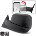 Acanii Telescoping Towing Flip Up Manual Non Heat Driver Side Mirror For 94-01 Dodge Ram 1500 94-02 2500 3500 Left