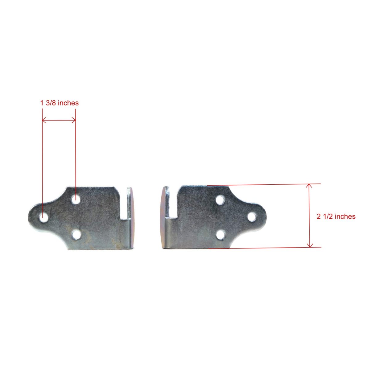 8 Pc Trailer Corner Stake Rack Connector Brackets Set Replaces Buyers B2585bz Silver 4 In Length 2 5 Height
