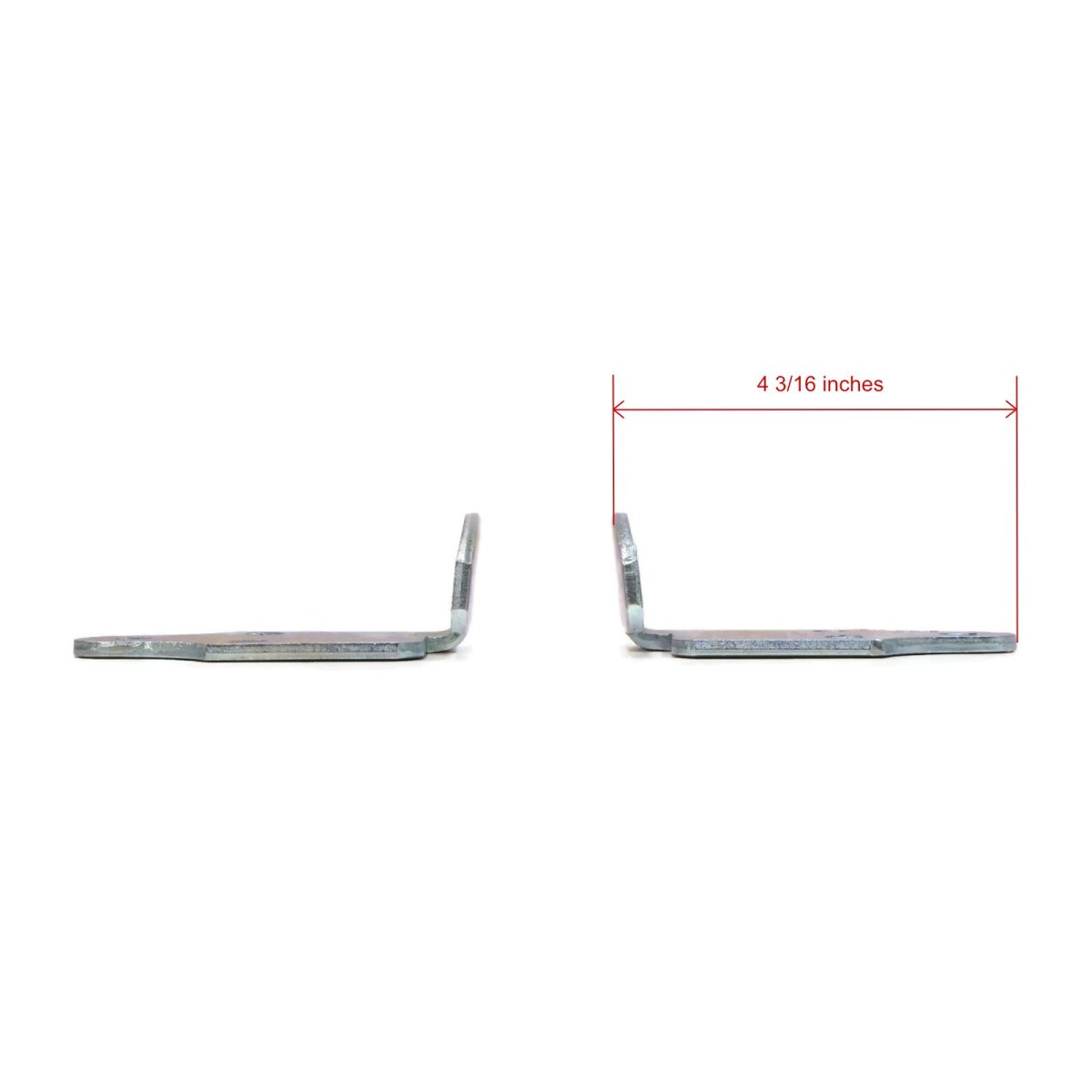 8 Pc Trailer Corner Stake Rack Connector Brackets Set Replaces Buyers B2585bz Silver 4 In Length 2 5 Height