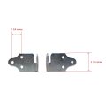 8 Pc Trailer Corner Stake Rack Connector Brackets Set Replaces Buyers B2585bz Silver 4 In Length 2 5 Height