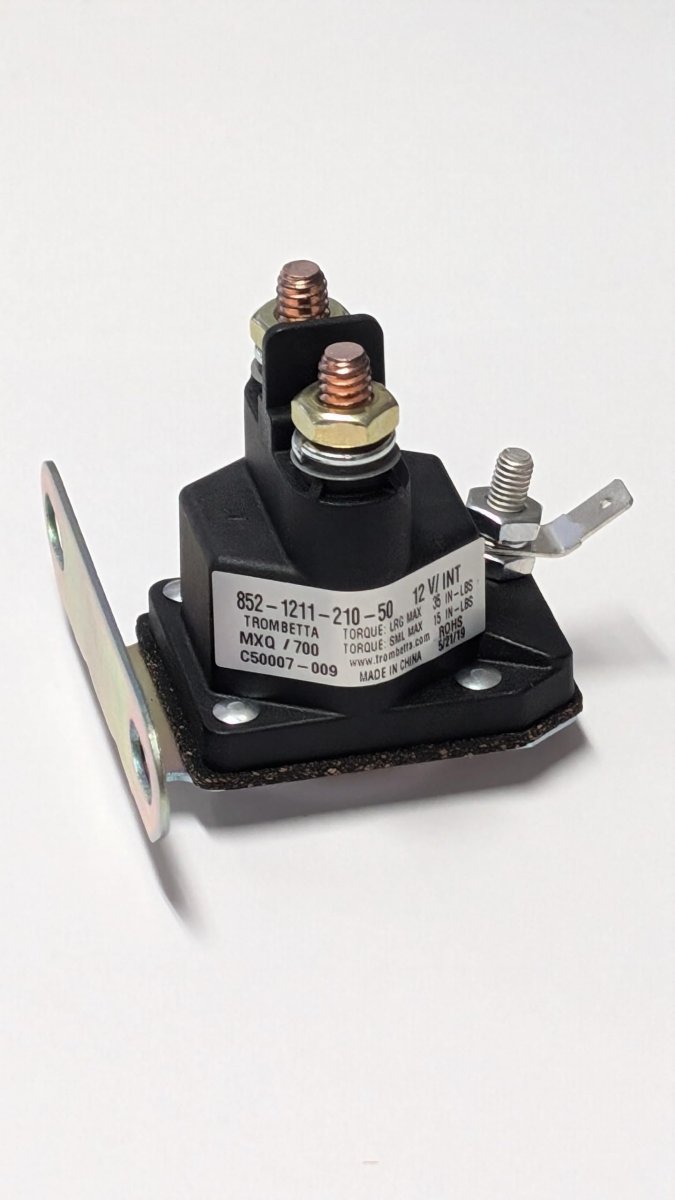 852-1211-210-50 Starter Solenoid Relay With Nuts Fits Mtd Cub Cadet Troy Bilt Ariens Snapper Murray Toro Lawn Boy Gravely
