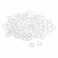 Nylon Flat Washers M8 13mm Od 8mm Id 0 Thickness Sealing Gasket For Faucet Pipe Water Hose Clear Pack Of 100 