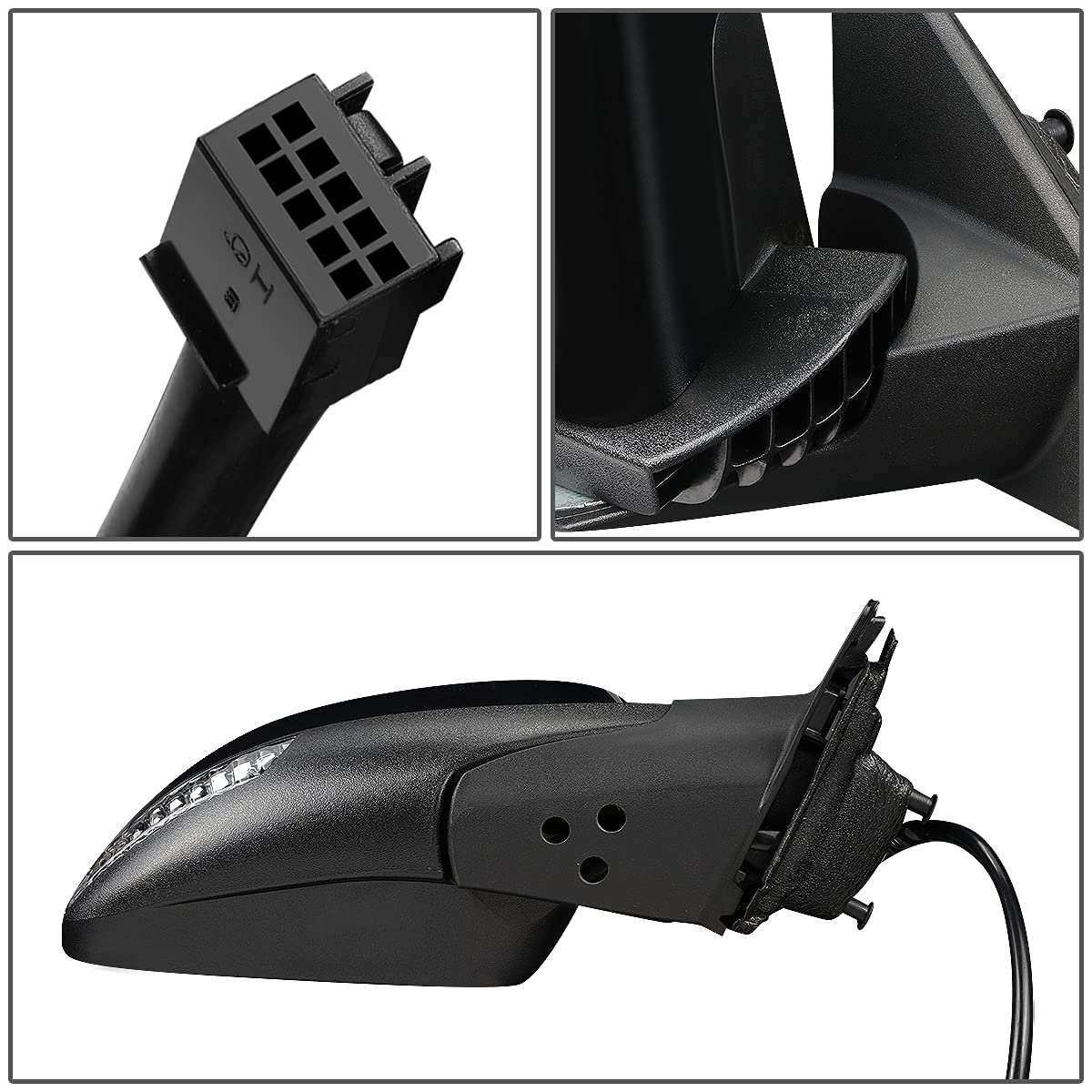 Passenger Right Side Mirror For Jeep Grand Cherokee 2014 2021 Power Folding Adjust Heated Glass Turn Signal Paint To Match