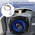 4 Pack Plug And Play Car Door Speaker Wiring Harness Adapter Connector Replacement Fit For 2012-2014 Pruis