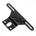 Hoypeyfiy Trailer License Plate Light Bracket Truck Rv Off-road Number Mount Aluminum Holder Black 1pc