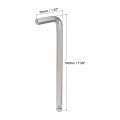 Uxcell 3 8 Ball End Hex Key Wrench L Shaped Long Arm Cr-v Repairing Tool