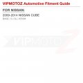 Vipmotoz Front Full Led Rear Side Marker Lights Compatible With 2009-2014 Nissan Cube Chrome Housing Clear Lens Direct
