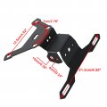 Topteng Motorcycle License Plate Holder Frame Bracket Fits For Suzuki Sv650 Abs 2015-2021 Sv650x 2018-2021