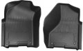 Bapmic Front 1st Floor Mats Liners For 2014-2018 Ford F-150 Super Cab And Crew All Weather Black Tpe 