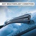 Cartman 24 Inch 18 All-season Windshield Wiper Blades Automotive Replacement For Front Set Of 2