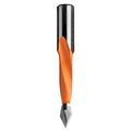 Cmt 314 127 11 Flute Dowel Drill For Through Holes 1 2 Diameter 10x26mm Shank Right-hand Rotation 