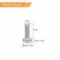 Uxcell 2-56x5 16 Pan Head Machine Screws 304 Stainless Steel 18-8 Screw Phillips Drive Fully Threaded Bright Finish Pack Of 50