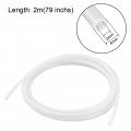 Uxcell Nylon Line Hose Tube 2mm 07 Id X 4mm 0 15 Od 2m Pa12 For Air Brake Fluid Transfer White