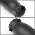 Direct Bolt-on Round Diagonal Cut Rolled Edge Muffler Tip Fit 1 75 Inches-2 5 Inches Od Piping