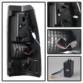 Acanii For 1999-2002 Chevy Silverado 1500 2500 3500 99-06 Gmc Sierra Black C-strip Full Led Tail Lights Brake Lamps
