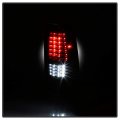 Acanii For 1999-2002 Chevy Silverado 1500 2500 3500 99-06 Gmc Sierra Black C-strip Full Led Tail Lights Brake Lamps
