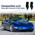 Fusch 2pcs Sun Visor Shade Retainer Clip Brackets Clips For Corvette C5 1997-2004 Replace 10411051