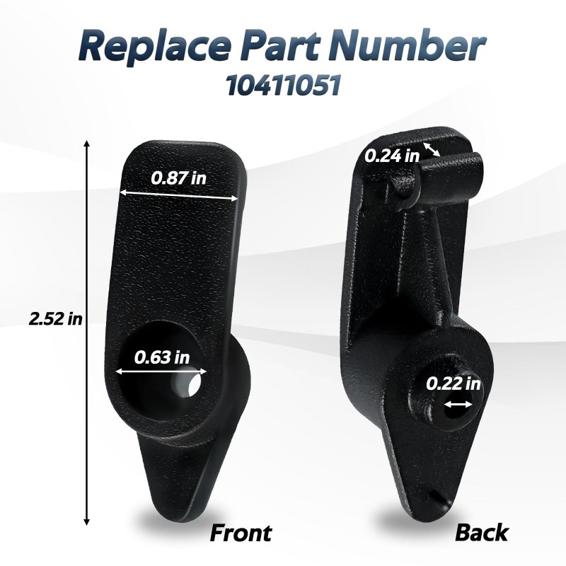 Fusch 2pcs Sun Visor Shade Retainer Clip Brackets Clips For Corvette C5 1997-2004 Replace 10411051