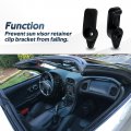 Fusch 2pcs Sun Visor Shade Retainer Clip Brackets Clips For Corvette C5 1997-2004 Replace 10411051