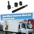 Uxcell 1 Set Universal Dual Wheel Separator Quickly Remove Stuck Locked Steels One-piece Pusher Wheel Hub Removal Kit