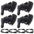 Premium Windshield Washer Nozzles For 2005-2023 Jeep Grand Cherokee Replacement Fit Forpart 55372143ab 68260443aa Easy 