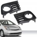 G-plus Fog Light Cover Front Bumper Lamp Grille Grill Compatible With Toyota Prius 2004-2009 Hole 53112-47030 53113-47030
