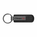 Ipick Image For Dodge Charger R T Classic Gunmetal Black Metal Plate Pu Leather Strap Key Chain Keychain Official Licensed