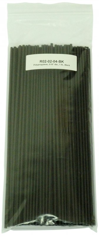 Polypropylene Pp Plastic Welding Rod 3 16 Diameter 1 Lb Black