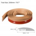 Uxcell Floor Transition Strip 6 6ft Self Adhesive Carpet Edging Trim 2 Meter Pvc For Height Less Than 3mm Light Brown