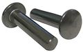 1 8 Diameter X 540 Length Solid Steel Rivet With 265 Dia Oval Head Plain Finish Pack Of Pound Approximately 400 Pieces 