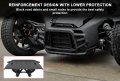 Sautvs Front Bumper Guard With Led Light For Can-am Ryker Profile Protector Accent Can Am 600 900 Sport Rally All Models