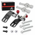 Front Left Right Armor Suicide Door Slam Latch Kit Red For Polaris Rzr 570 800 900 P081291