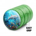 Coral Reef Dolphin And Sea Turtle Valve Stem Caps For Tire Rim Wheel Aluminum Green