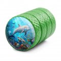 Coral Reef Dolphin And Sea Turtle Valve Stem Caps For Tire Rim Wheel Aluminum Green