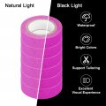 Uxcell 6rolls Neon Gaffers Cloth Tape 0 6 Inch X 16 5 Ft Glow In The Dark Fluorescent Adhesive Black Light For Party Home