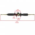 Caltric Steering Rack And Pinion Compatible With Yamaha Rhino 700 Yxr700 4x4 2008-2009 2011-2013 5ug-f3400-00-00