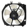 Ma3115113 Factory Style Radiator Cooling Fan Assembly Compatible With Mazda Protege Protege5 Mt 1999-2003 12v Black