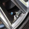Graphics More Winter Wreath Flowers Blue Tire Rim Wheel Aluminum Valve Stem Caps