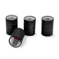 Graphics More Winter Wreath Flowers Blue Tire Rim Wheel Aluminum Valve Stem Caps