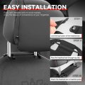 Protex Plus Series Full Set Automotive Seat Interior Covers Universal For Most Car Suv Truck Airbag Compatible Black Microsuede