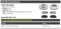 Front Semi-metallic Brake Pad And Rotor Kit Compatible With 2009-2010 Chevy Cobalt 4 Stud Wheels