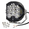7 Inch 90w White Led Work Light Bar Side Shooter Off Road Driving Spot Flood Combo Lamp Ip Waterproof Fog Lights For Jeep Truck 