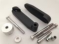 Motorcycle No Cut Frame Slider For 2008 2009 2010-2013 Kawasaki Ninja 250 250r Ex250 Black
