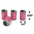 T-rex Dinosaur Head Valve Stem Caps For Tire Rim Wheel Aluminum Pink
